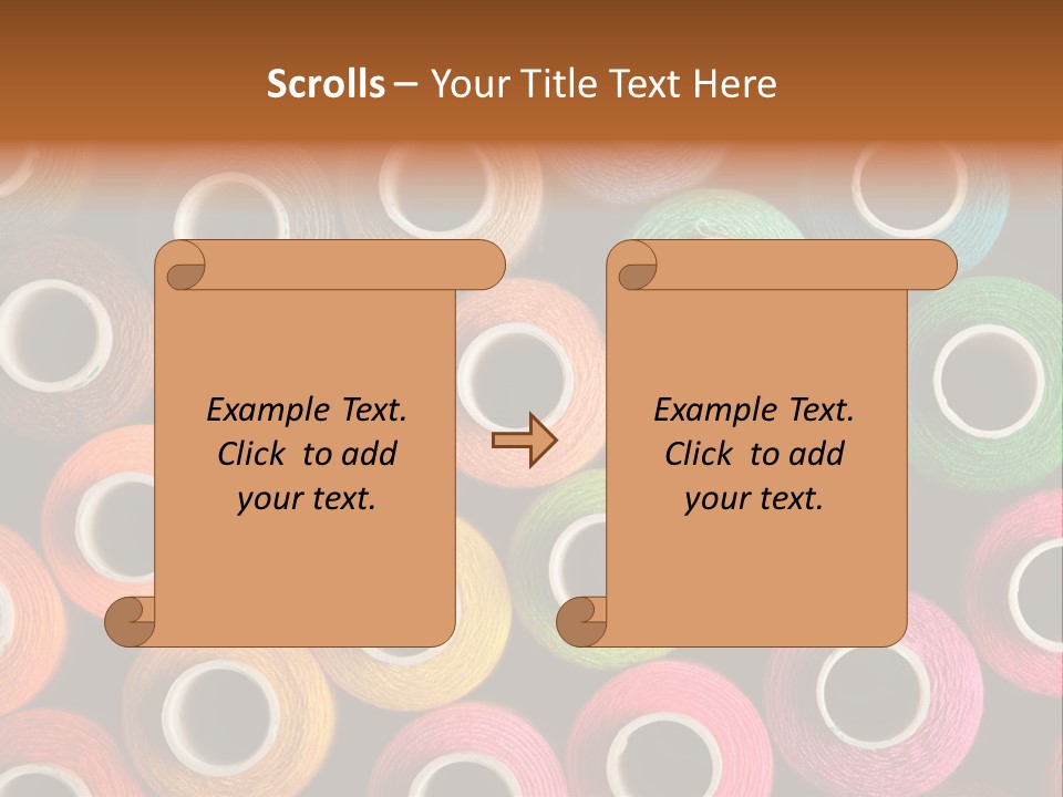 Colors Fibre Hobbies PowerPoint Template