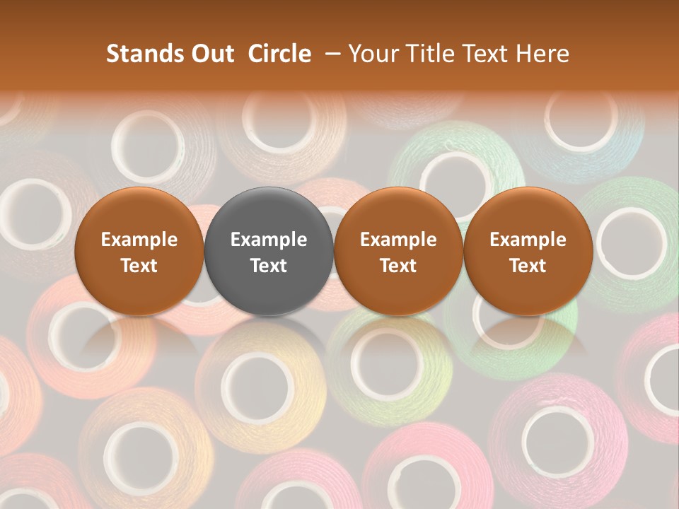 Colors Fibre Hobbies PowerPoint Template