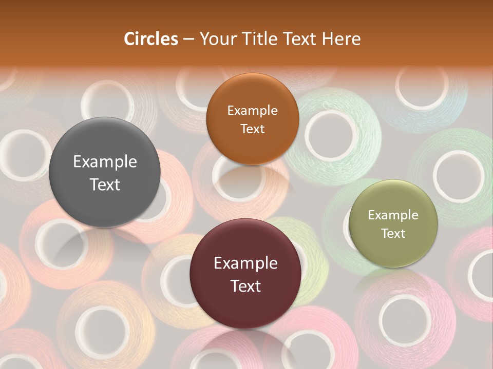 Colors Fibre Hobbies PowerPoint Template
