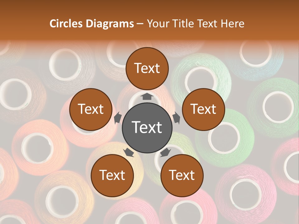 Colors Fibre Hobbies PowerPoint Template