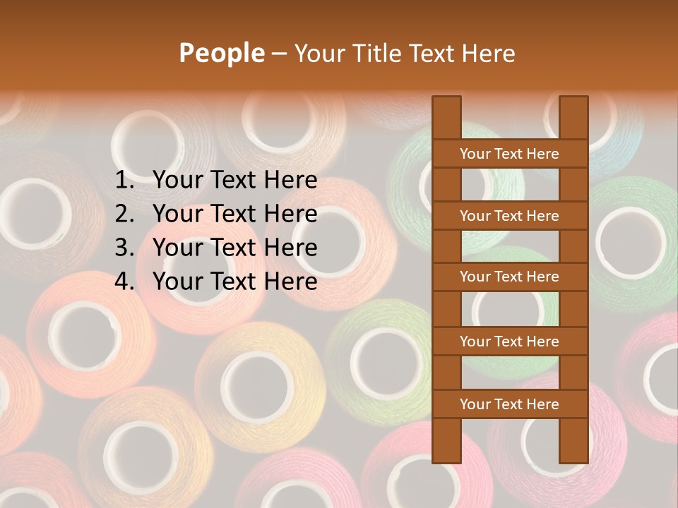 Colors Fibre Hobbies PowerPoint Template