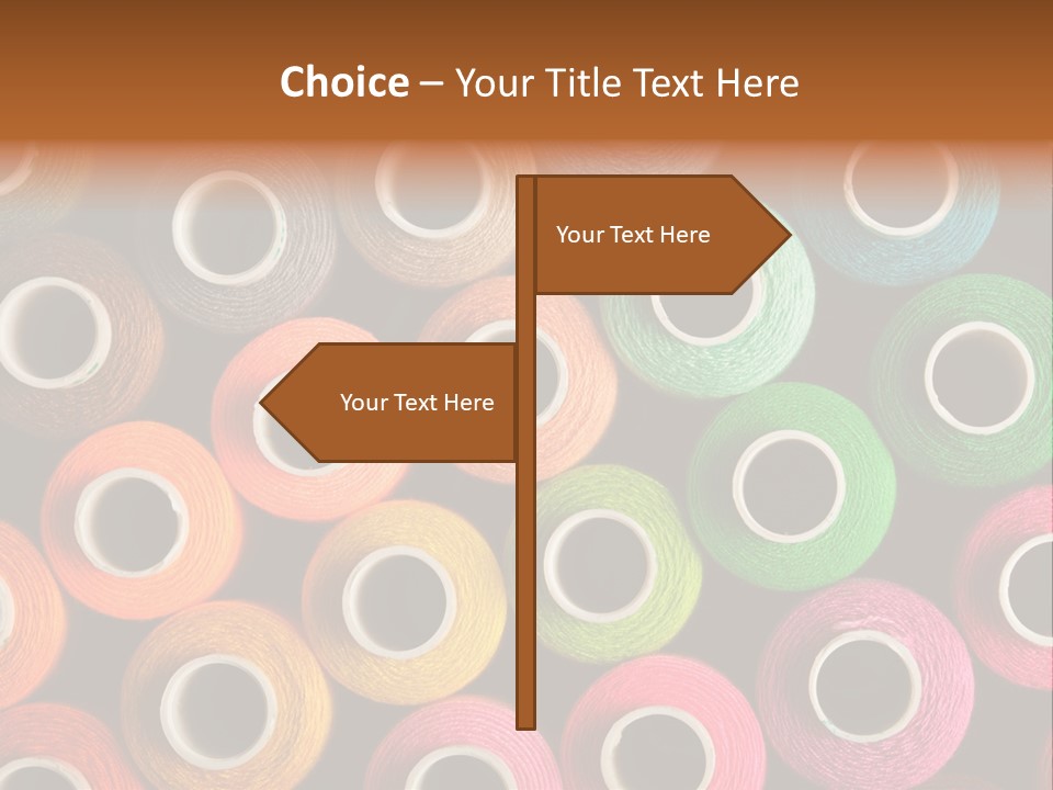 Colors Fibre Hobbies PowerPoint Template