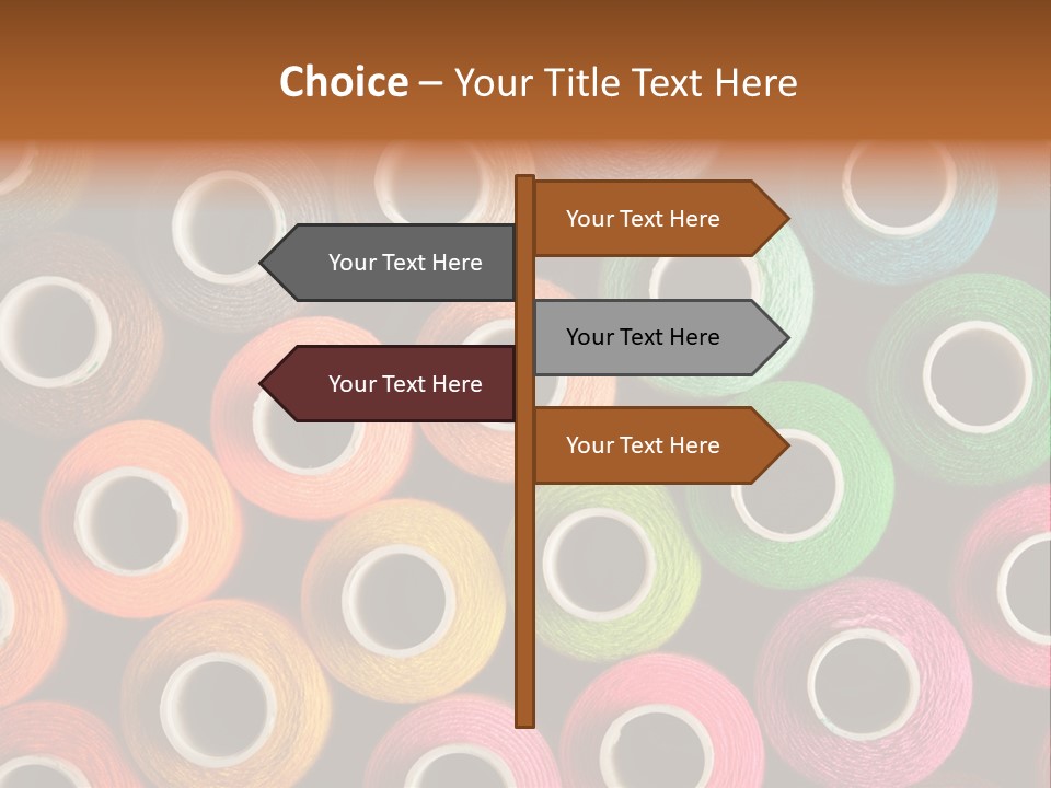 Colors Fibre Hobbies PowerPoint Template