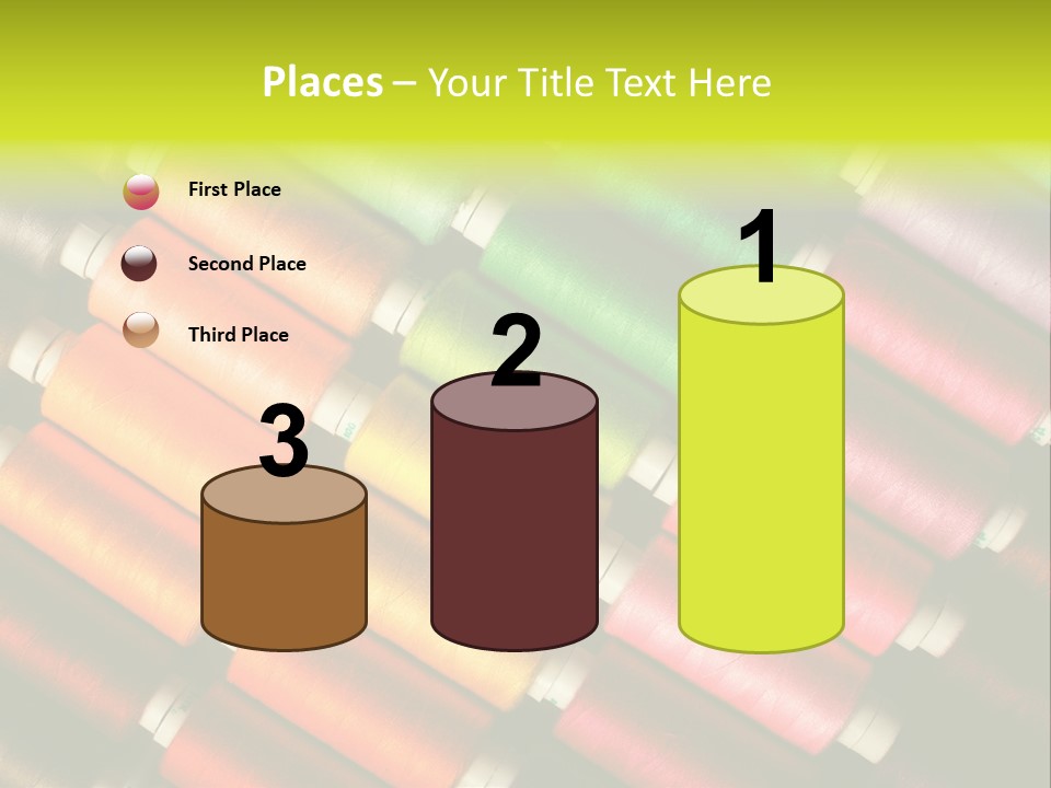 Embroidery Fabric Backgrounds PowerPoint Template