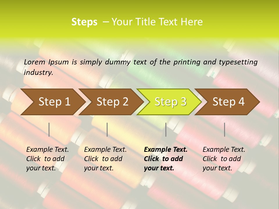 Embroidery Fabric Backgrounds PowerPoint Template