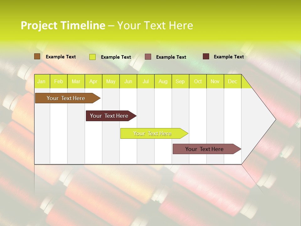 Embroidery Fabric Backgrounds PowerPoint Template