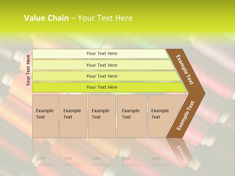 Embroidery Fabric Backgrounds PowerPoint Template