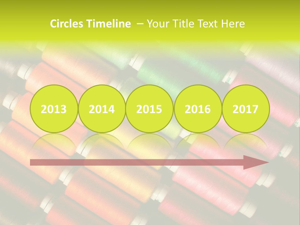 Embroidery Fabric Backgrounds PowerPoint Template