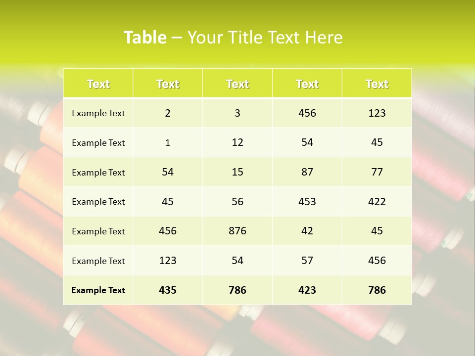 Embroidery Fabric Backgrounds PowerPoint Template