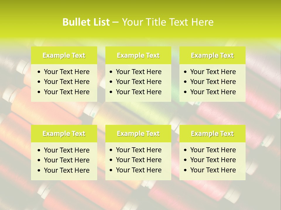 Embroidery Fabric Backgrounds PowerPoint Template