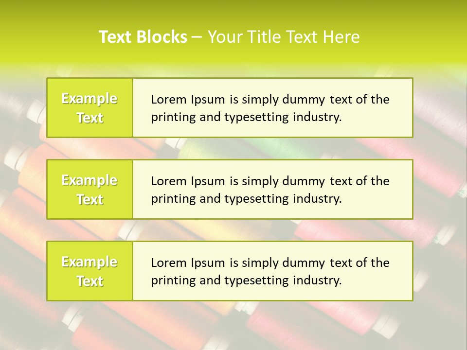 Embroidery Fabric Backgrounds PowerPoint Template