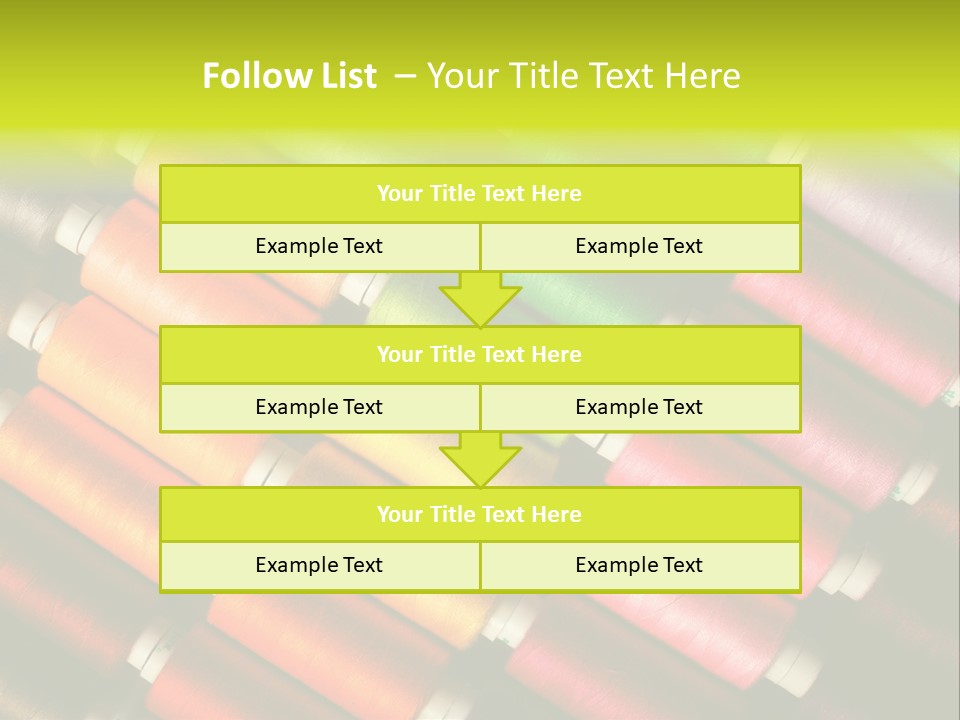 Embroidery Fabric Backgrounds PowerPoint Template