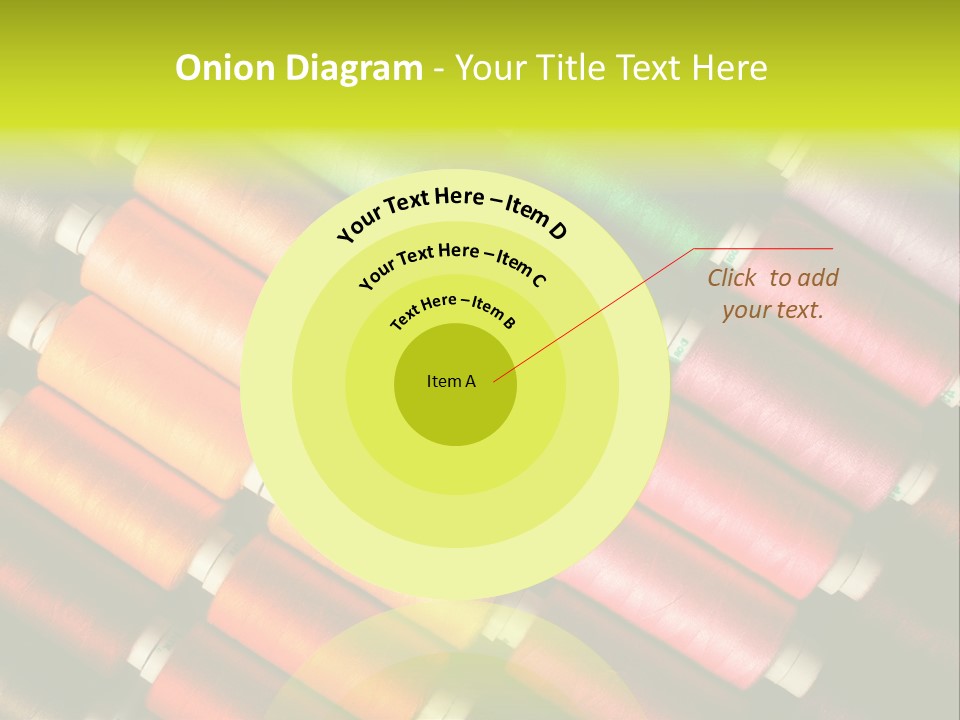 Embroidery Fabric Backgrounds PowerPoint Template