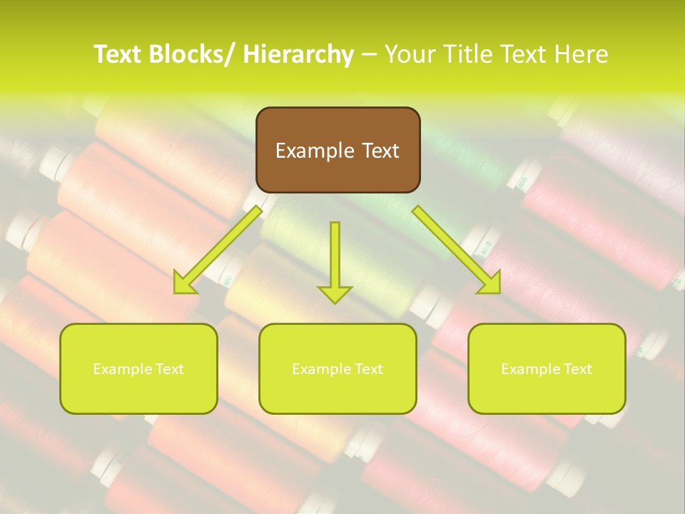 Embroidery Fabric Backgrounds PowerPoint Template