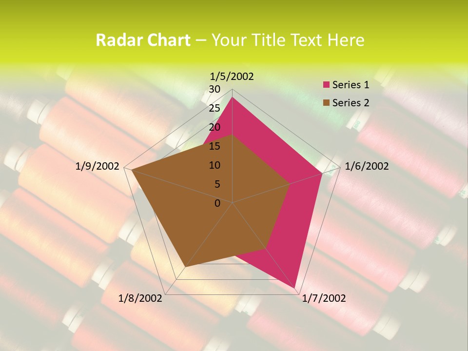 Embroidery Fabric Backgrounds PowerPoint Template