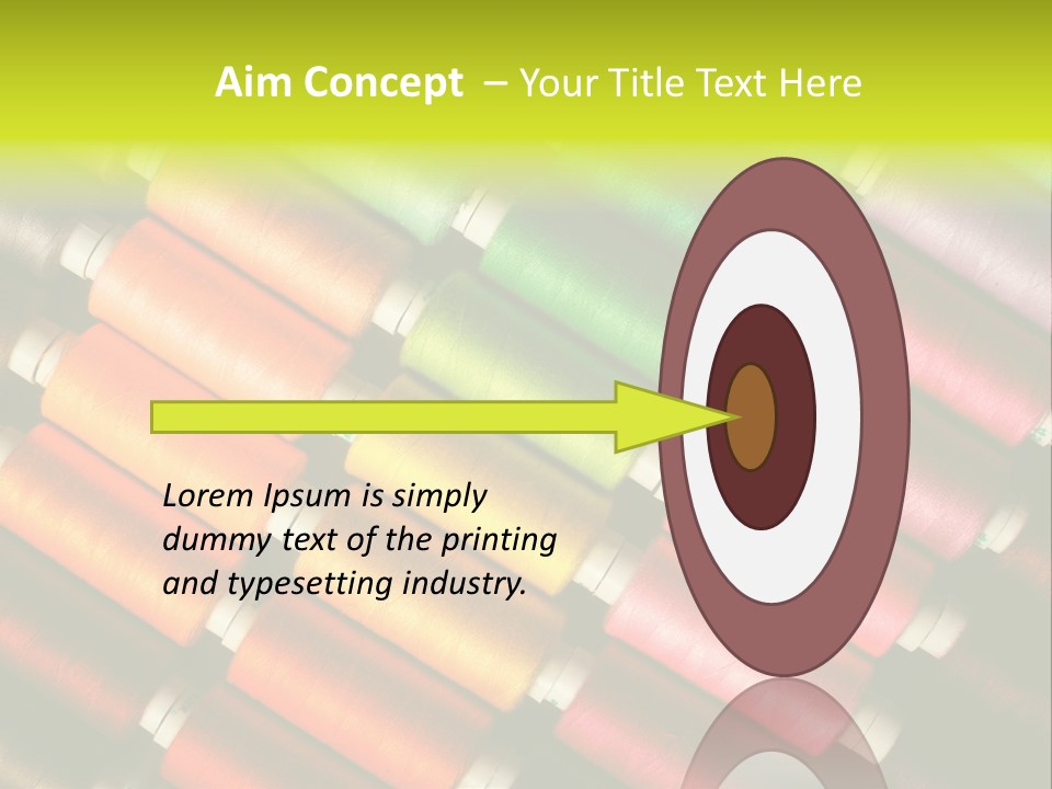 Embroidery Fabric Backgrounds PowerPoint Template