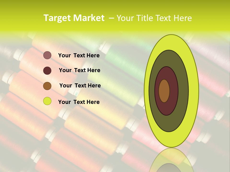 Embroidery Fabric Backgrounds PowerPoint Template