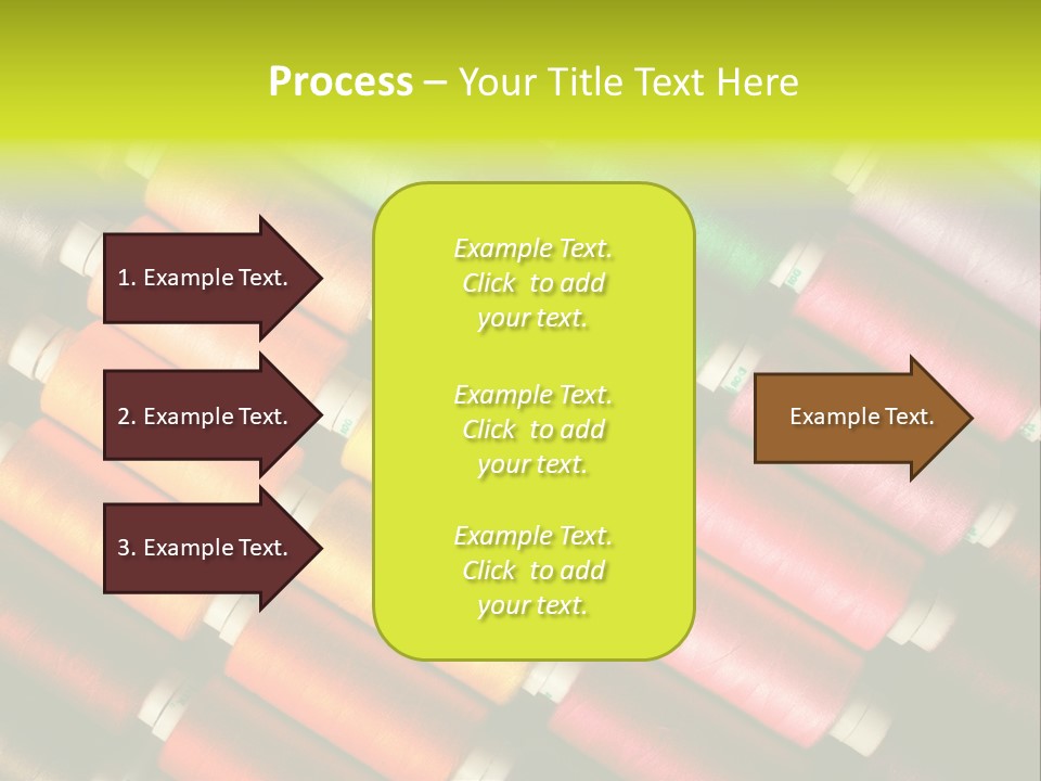 Embroidery Fabric Backgrounds PowerPoint Template