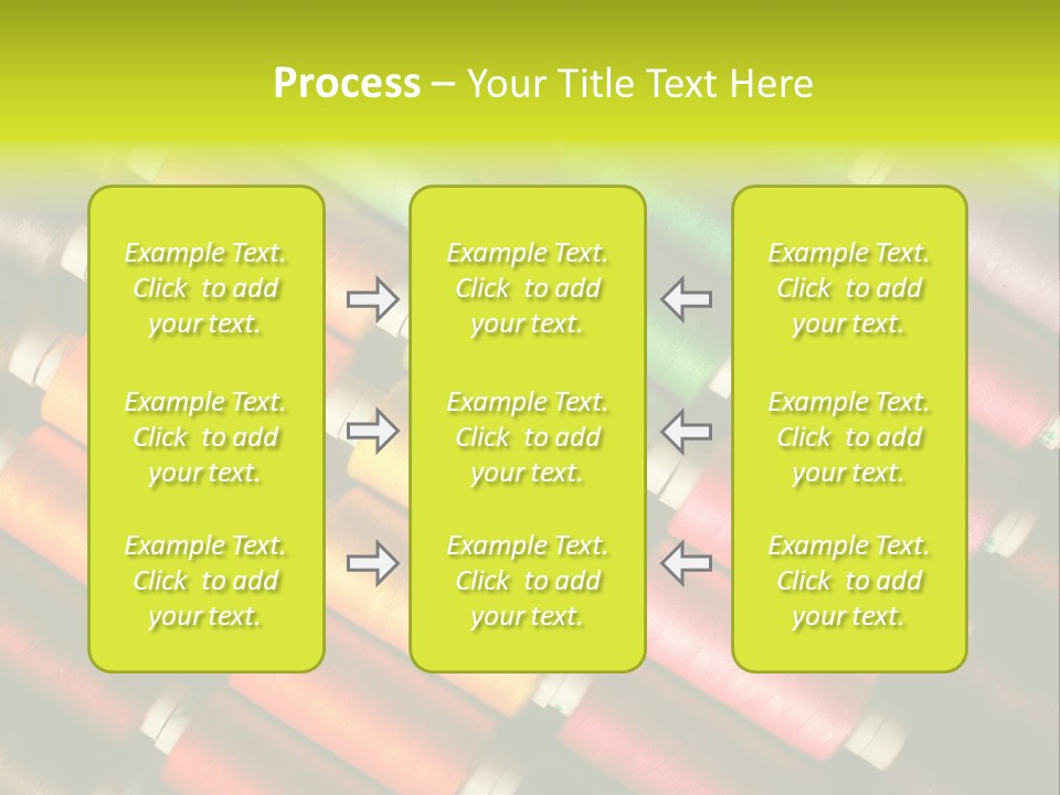 Embroidery Fabric Backgrounds PowerPoint Template