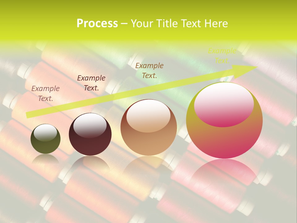 Embroidery Fabric Backgrounds PowerPoint Template