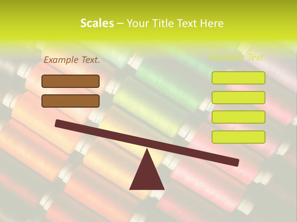 Embroidery Fabric Backgrounds PowerPoint Template