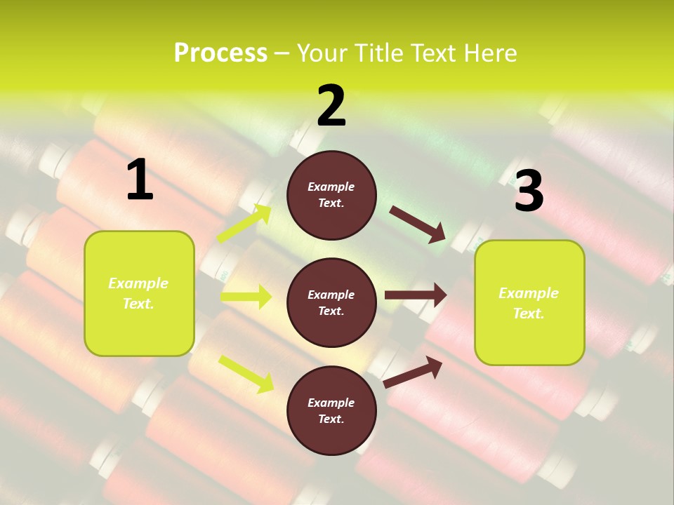 Embroidery Fabric Backgrounds PowerPoint Template