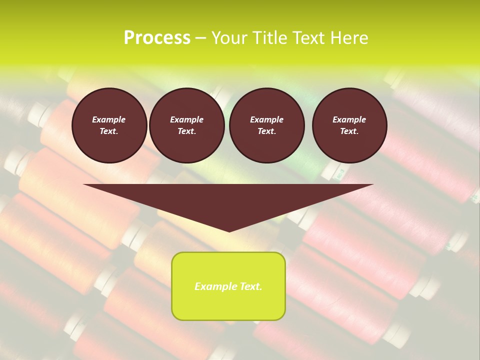 Embroidery Fabric Backgrounds PowerPoint Template