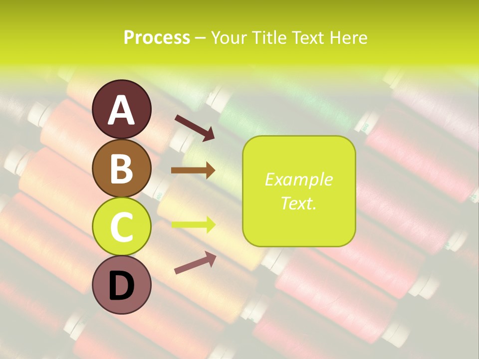 Embroidery Fabric Backgrounds PowerPoint Template