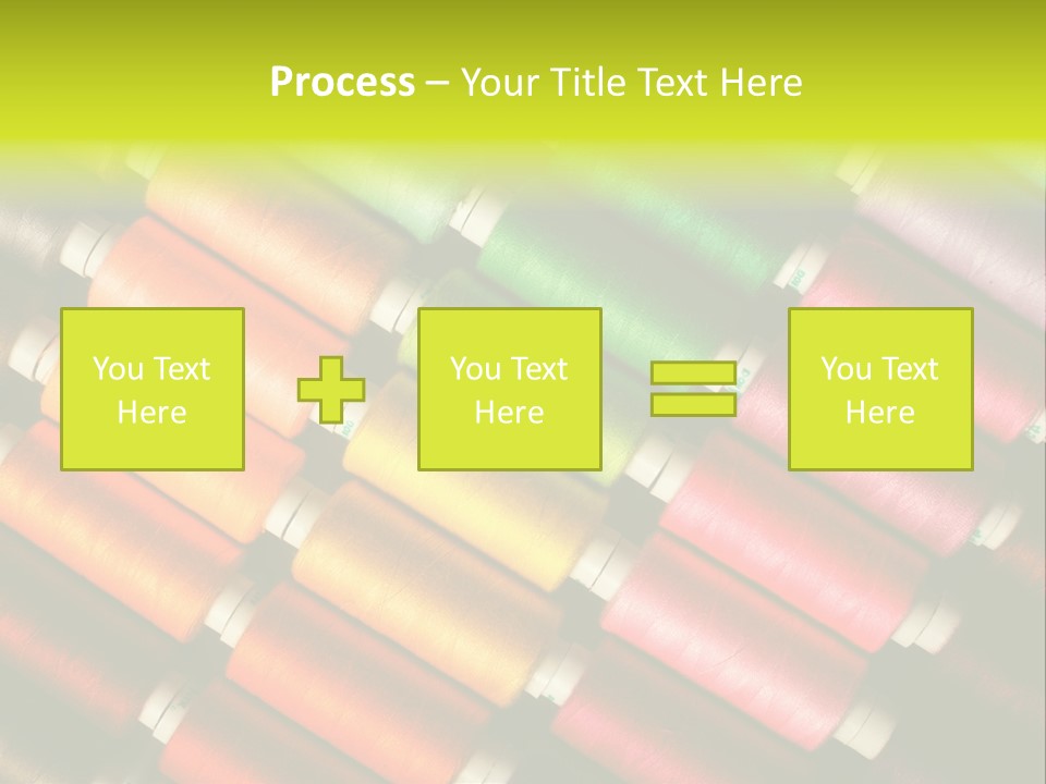 Embroidery Fabric Backgrounds PowerPoint Template