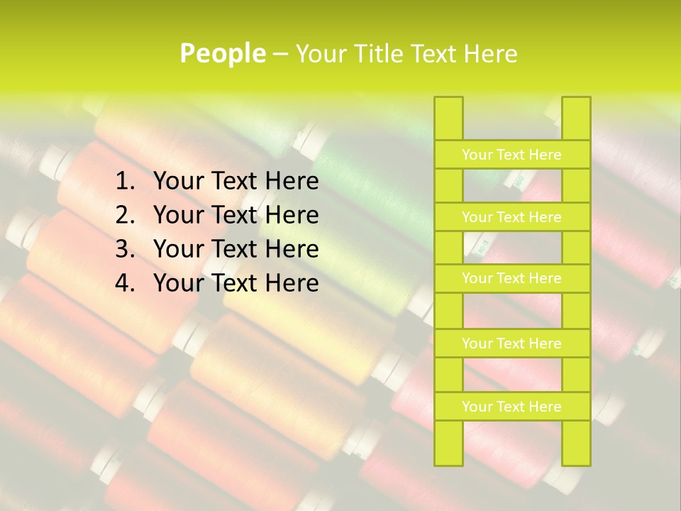 Embroidery Fabric Backgrounds PowerPoint Template