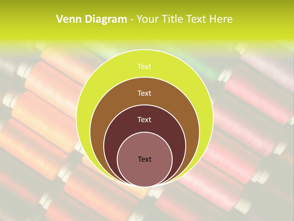 Embroidery Fabric Backgrounds PowerPoint Template