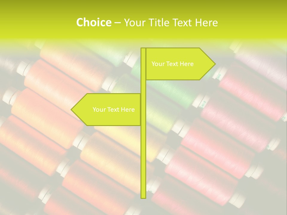 Embroidery Fabric Backgrounds PowerPoint Template