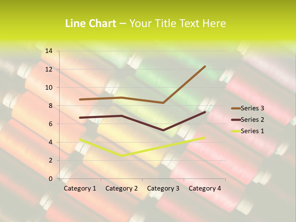 Embroidery Fabric Backgrounds PowerPoint Template