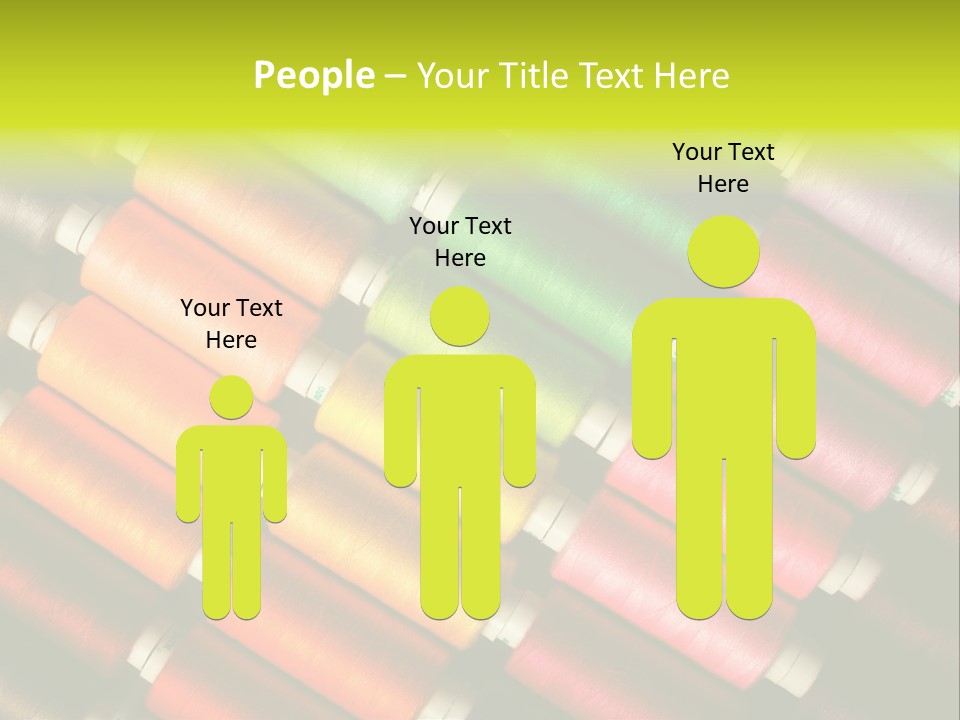 Embroidery Fabric Backgrounds PowerPoint Template