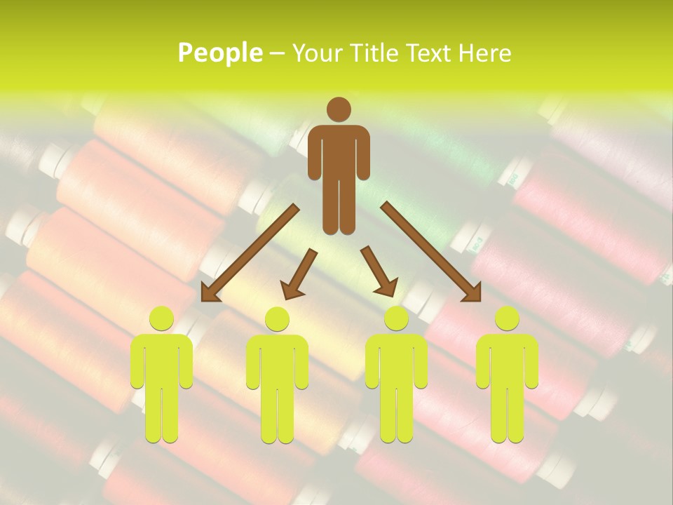 Embroidery Fabric Backgrounds PowerPoint Template