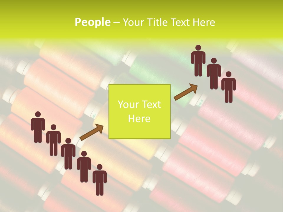 Embroidery Fabric Backgrounds PowerPoint Template