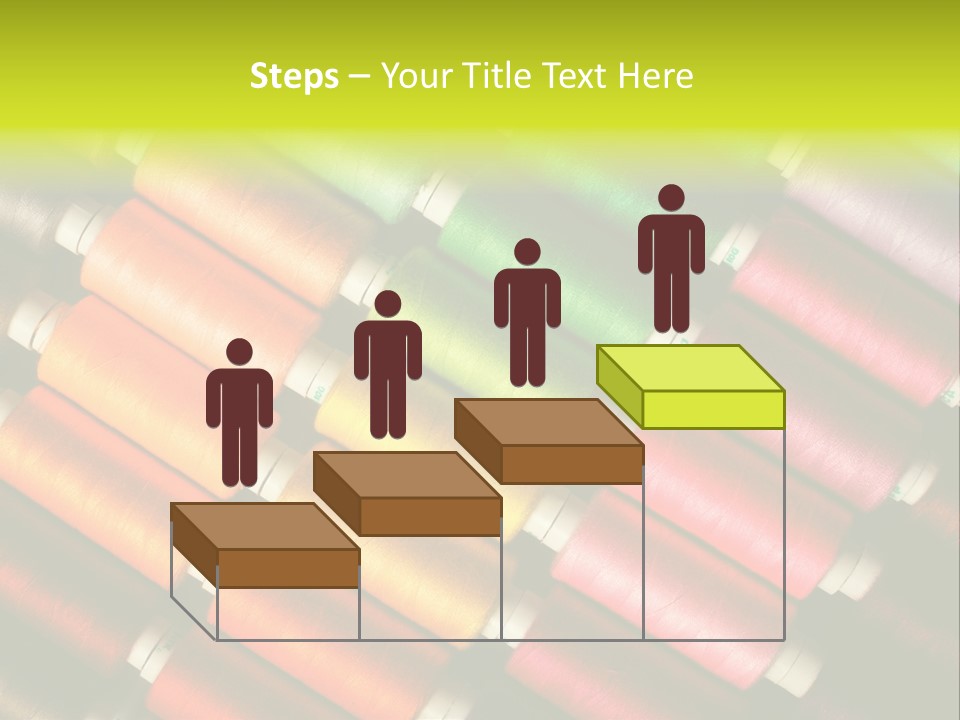 Embroidery Fabric Backgrounds PowerPoint Template