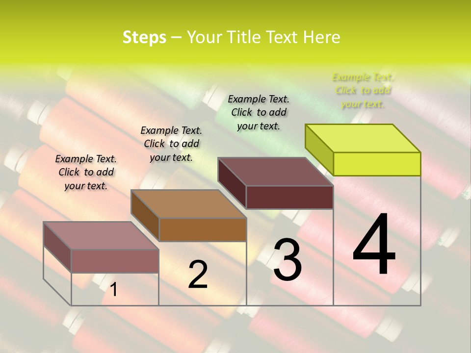 Embroidery Fabric Backgrounds PowerPoint Template