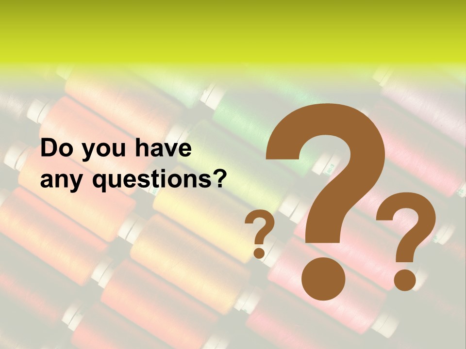 Embroidery Fabric Backgrounds PowerPoint Template