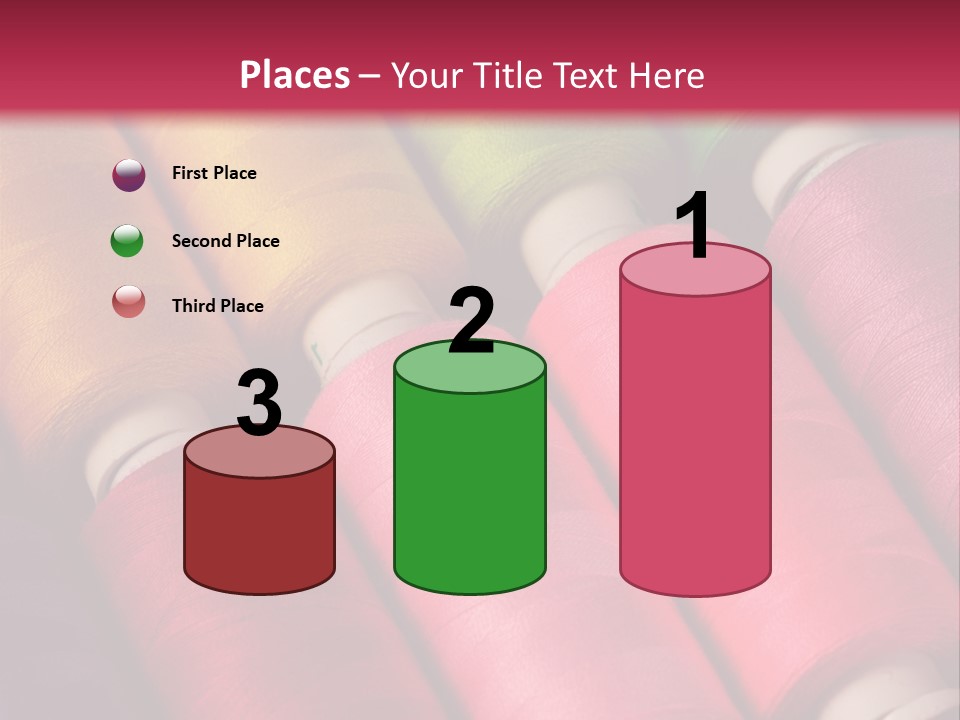 Material Fiber Bobbin PowerPoint Template