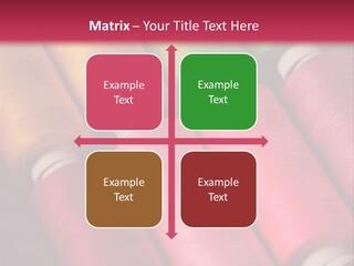 Material Fiber Bobbin PowerPoint Template