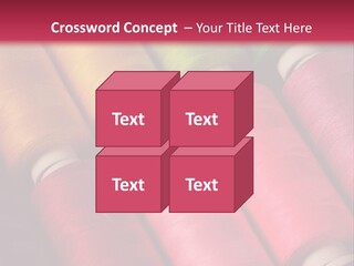 Material Fiber Bobbin PowerPoint Template