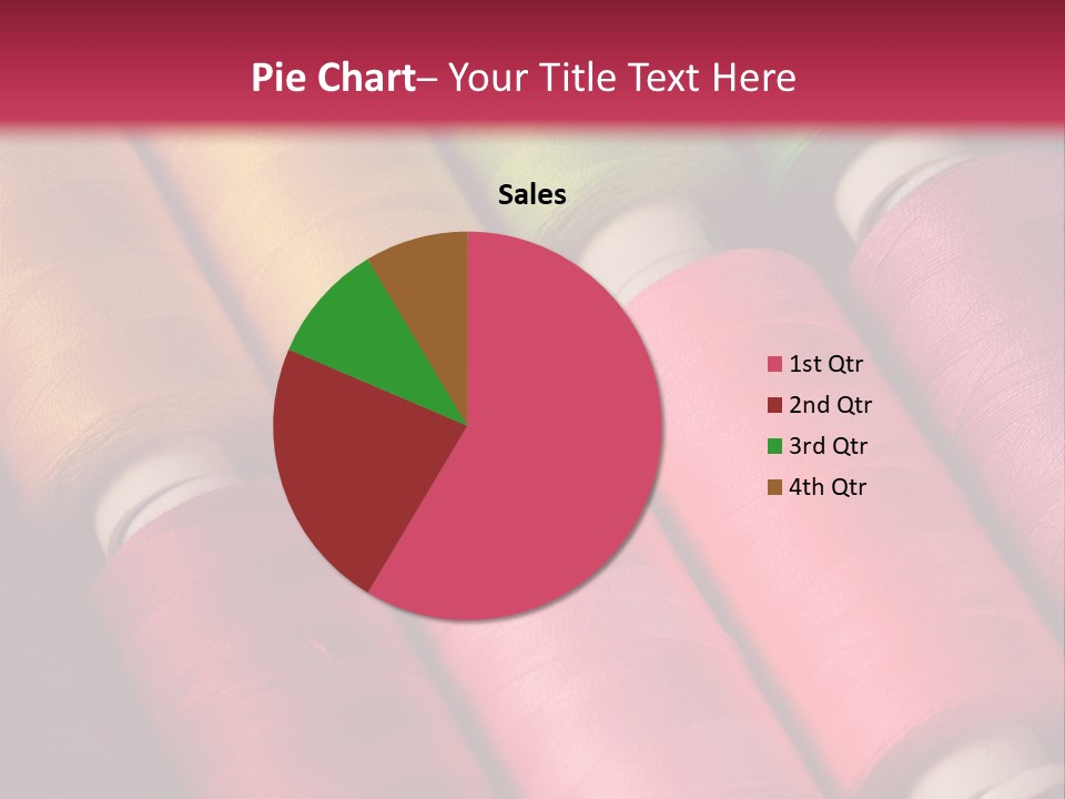 Material Fiber Bobbin PowerPoint Template