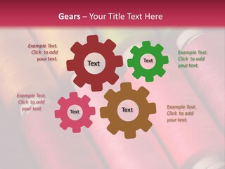 Material Fiber Bobbin PowerPoint Template