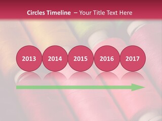 Material Fiber Bobbin PowerPoint Template