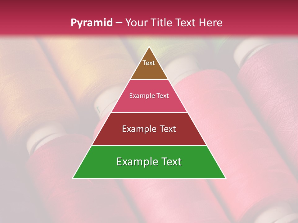 Material Fiber Bobbin PowerPoint Template
