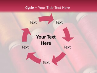 Material Fiber Bobbin PowerPoint Template