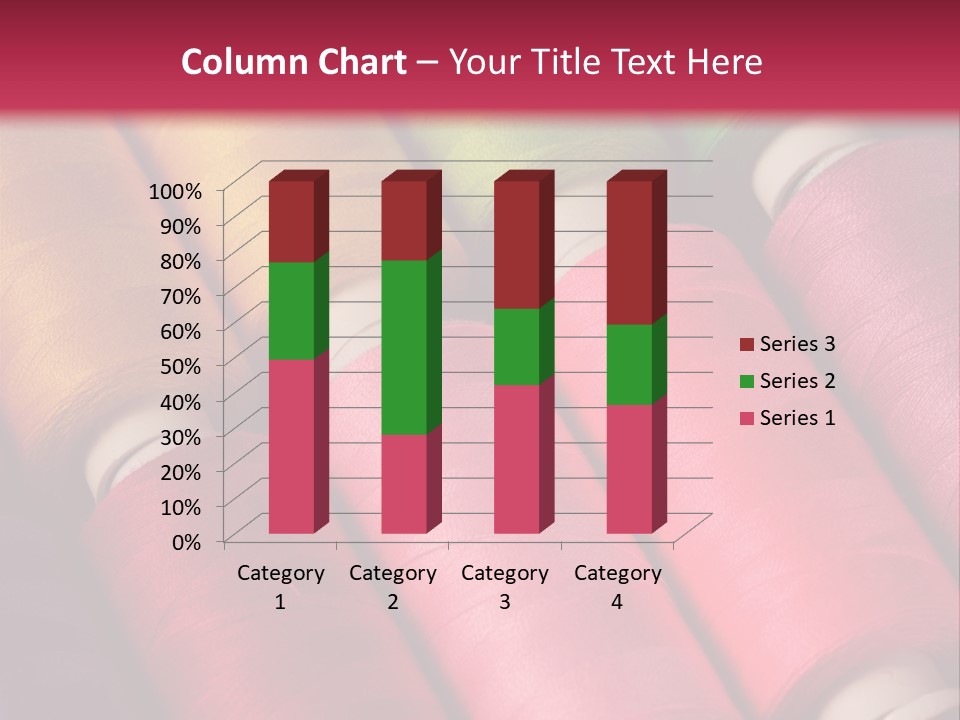 Material Fiber Bobbin PowerPoint Template