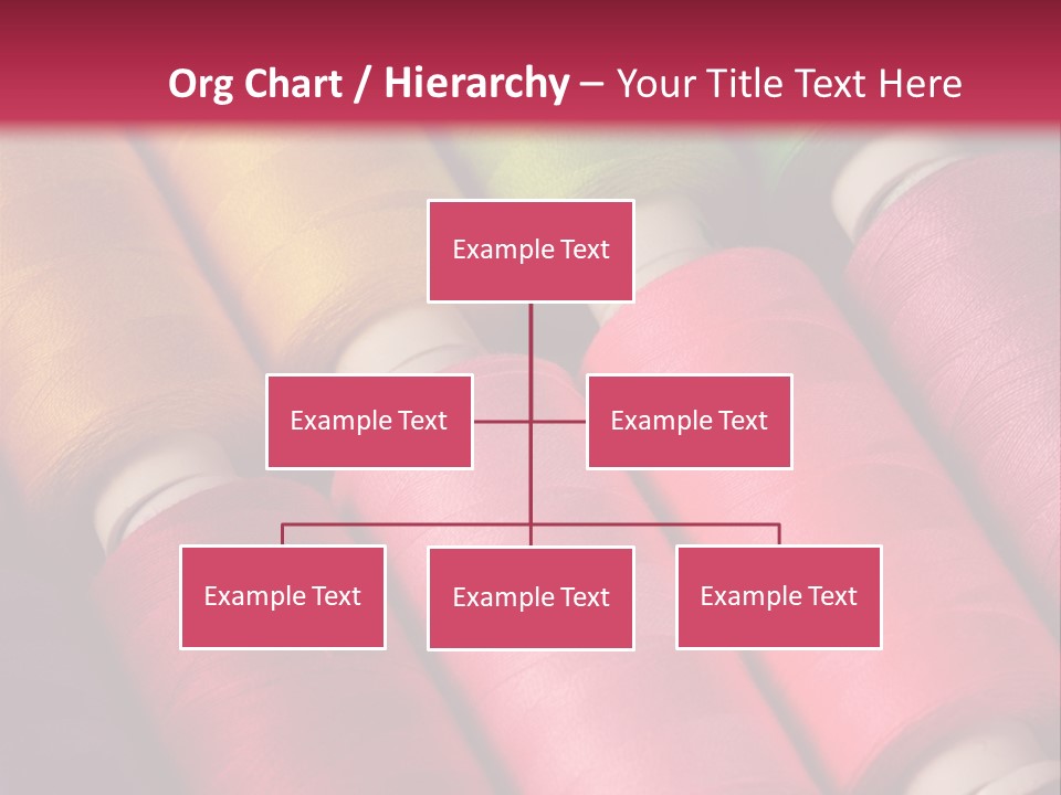 Material Fiber Bobbin PowerPoint Template