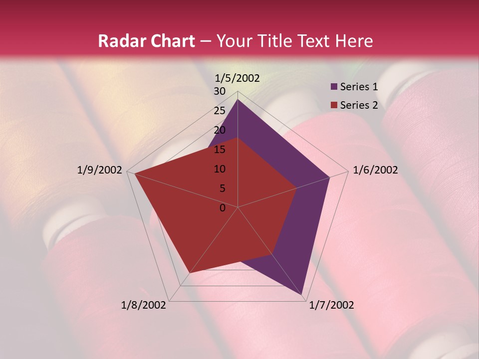 Material Fiber Bobbin PowerPoint Template